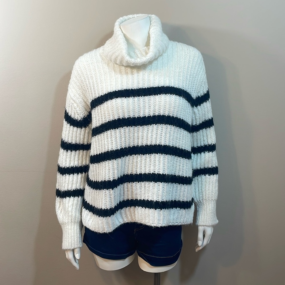 NWT Altar’d State Striped Turtleneck Sweater